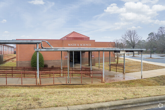 West Mecklenburg High School math and science building.