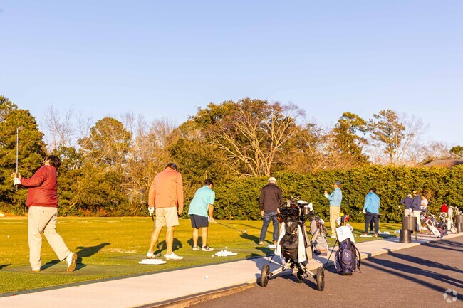 Longpoint is located on the edge of the Snee Farm golf course.