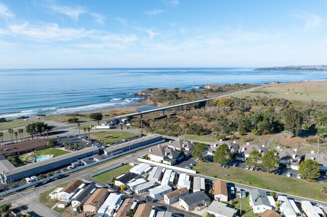 San Simeon is a small town located along some of the prettiest stretches of the central coast.