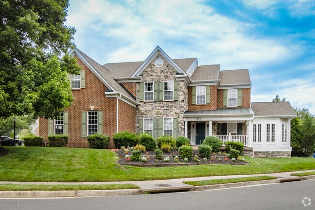Large single family homes with multi car garages are common throughout Floris.