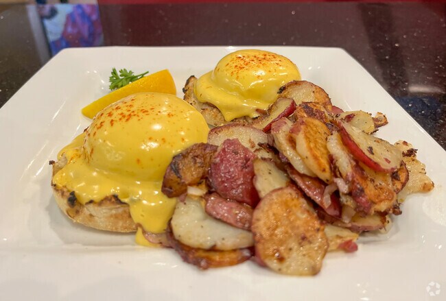 Stop in at Keke's in West DeLand and grab an order of Eggs Benedict.