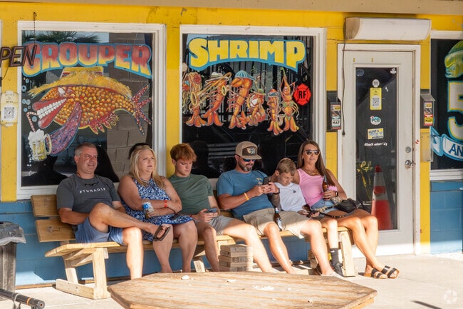 Seafood is a popular cuisine in the coastal neighborhood of Saint Andrews.