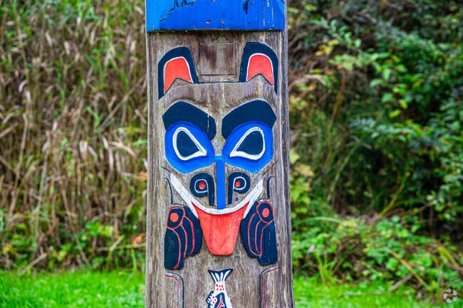 The Three Tree Point area remembers its Native American heritage.