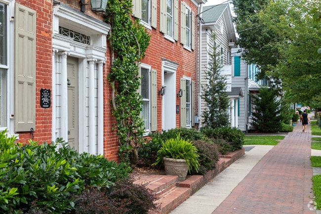 The homes in downtown Cranbury have been restored to their original charm.