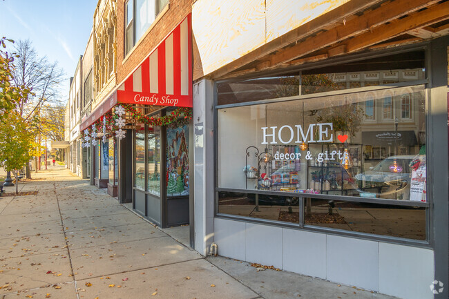 Downtown Beloit offers trendy shops that have replace old vacant buildings.
