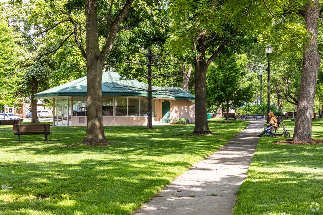 McCorkle Park, a 2.5-acre community square, has been a hub for more than 150 years.
