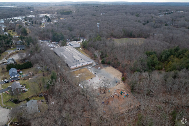 Back side of Blackrock Elementary School in Coventry, RI.