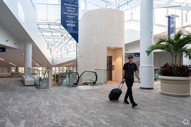 Residents looking to travel have easy access to the Daytona Beach Airport.