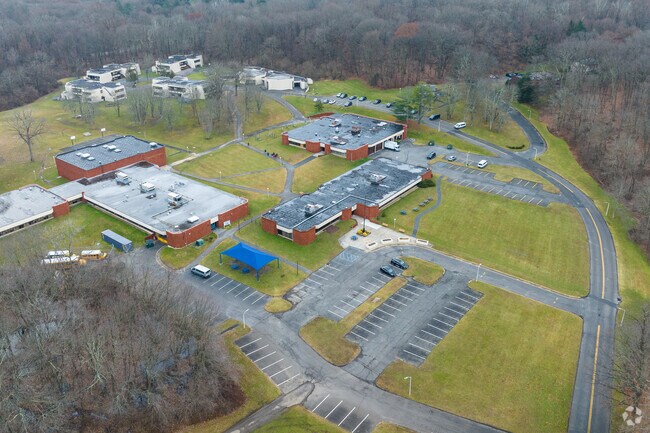 Edenwald School is a large campus.