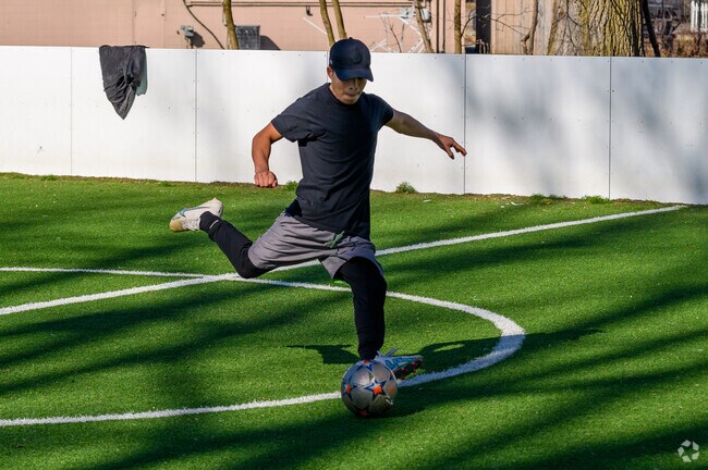 Residents of Colonial Village raised money through crowd funding to build Beacon Field.