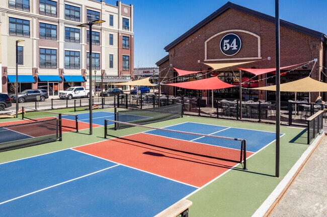 54th Street Restaurant & Drafthouse also has pickleball courts for Platte Ridge residents.