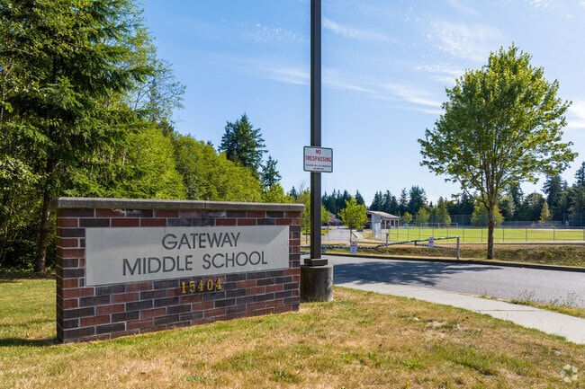 Gateway Middle School offers excellent education for the youth at Silver Firs.