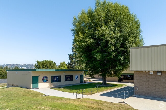 Back side of Cyrus J Morris Elementary School in Walnut, Ca.