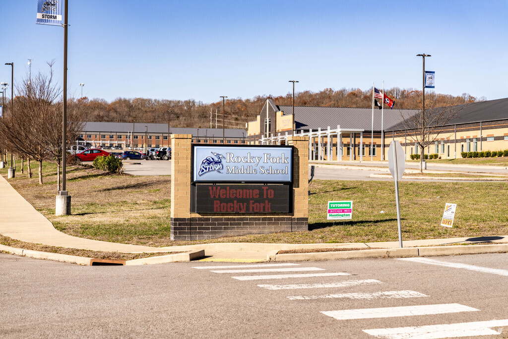 Rocky Fork Middle School sign