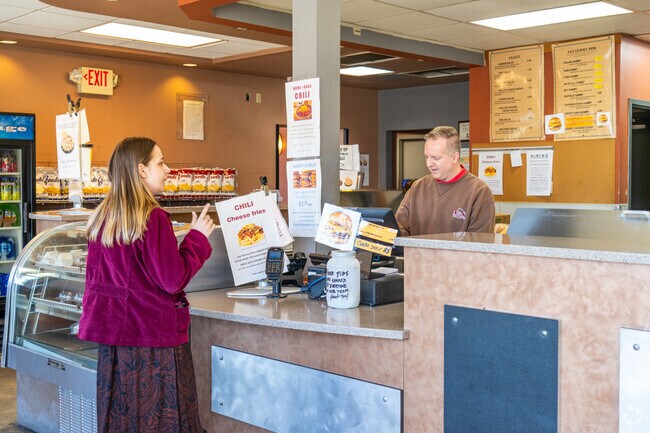 Liggett locals flock to V&S Sandwiches for a quick lunch.