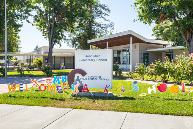 John Muir Elementary School in West San Jose has a festive atmosphere.