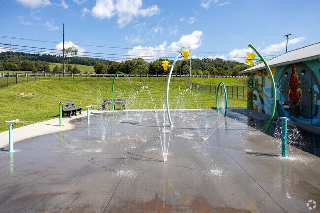 The Union County Splash Pad is a new installment in Maynardville that is popular with the kids.