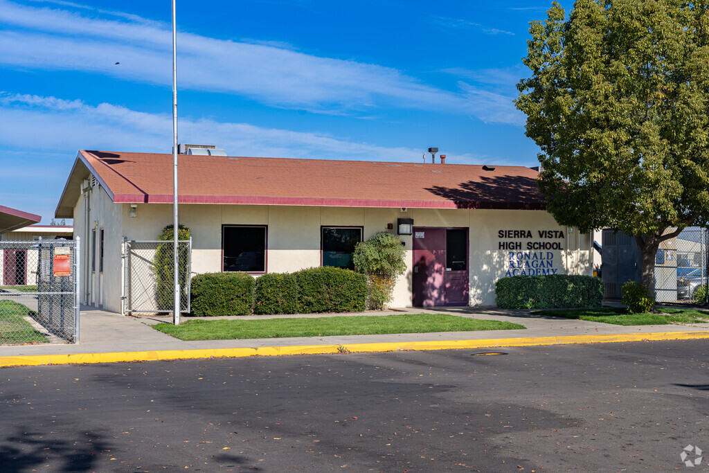 The main office to both Sierra Vista High School and Ronald Reagan Academy.