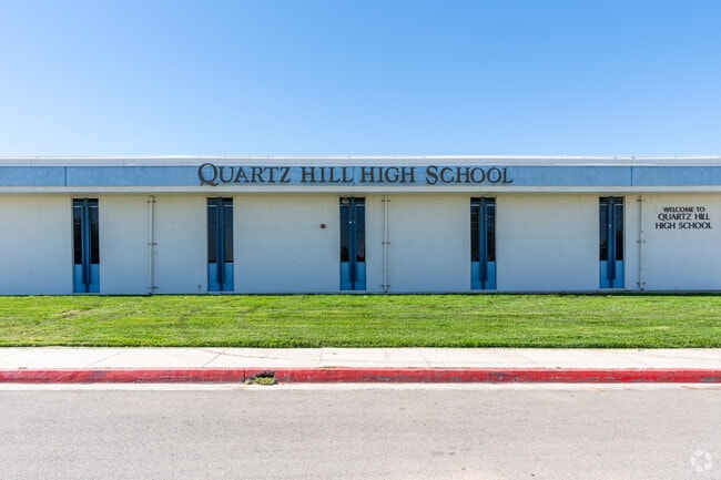 Quartz Hill High School is nearby for the students of West Palmdale.