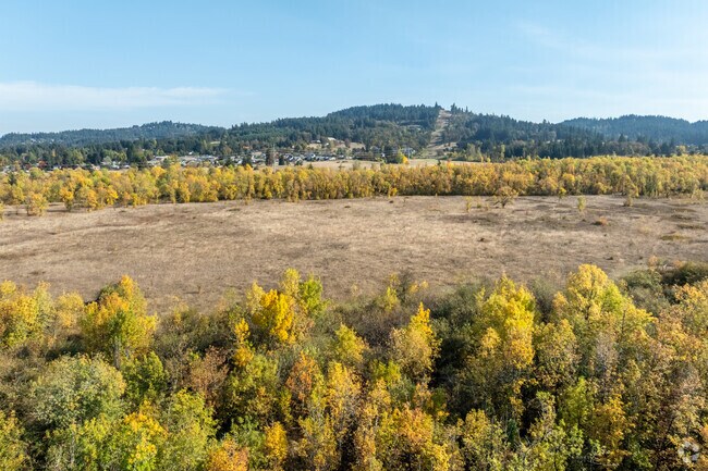 The Willow Creek Preserve has colorful trees and open prairies in the Churchill neighborhood.