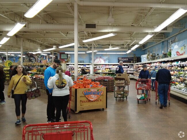 Trader Joe's is a favorite spot for grocery shopping near the Parkside neighborhood.