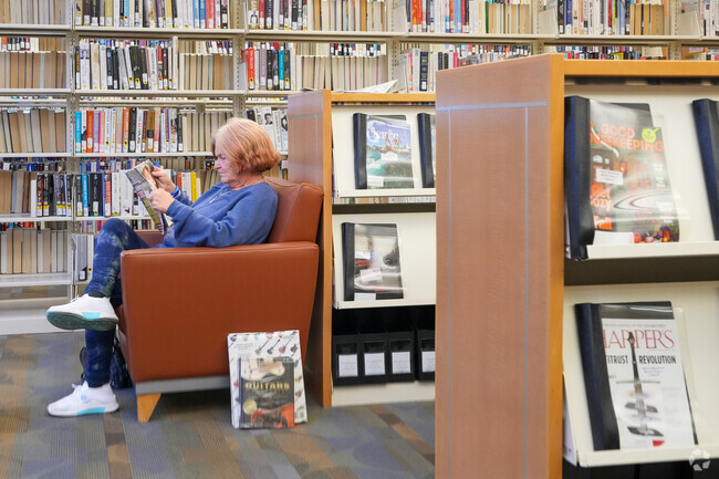 The Beloit Public Library provides readers of Near Westside-Hackett a place to unwind.