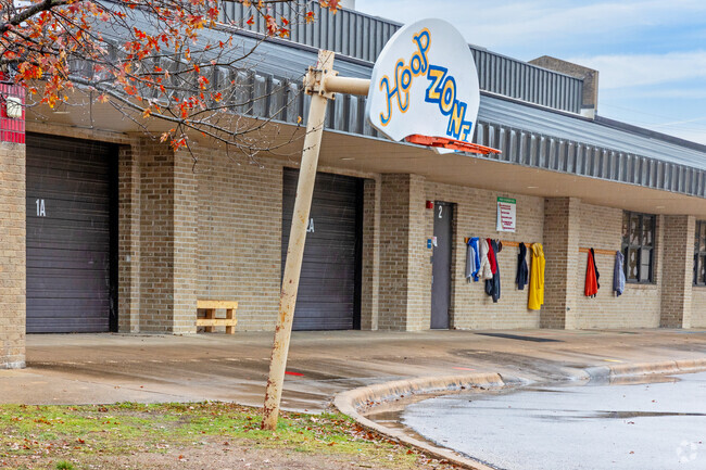 Kids can play basketball at the Hoop Zone at Jack Frost Elementary School in Georgetown.