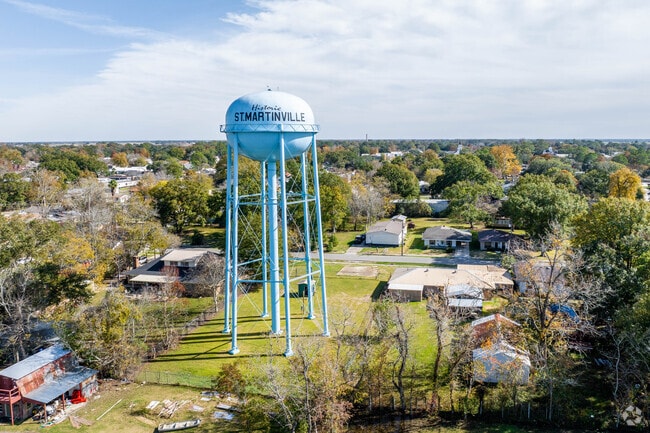 The town of St Martinville is about thirty minutes southeast of Lafayette, Louisiana.