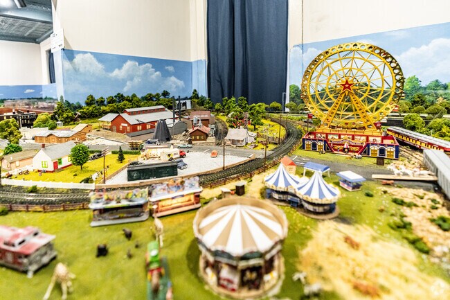 The Clement Railroad Museum features an impressive replica of the Dickson train.