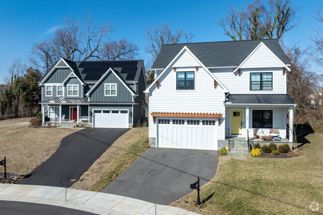 There are beautiful new builds in the West Annapolis-Wardour neighborhood.