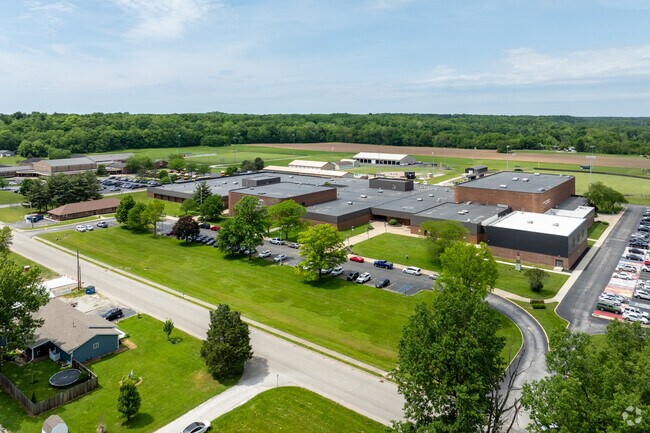 South Vermillion Public High School aerial.