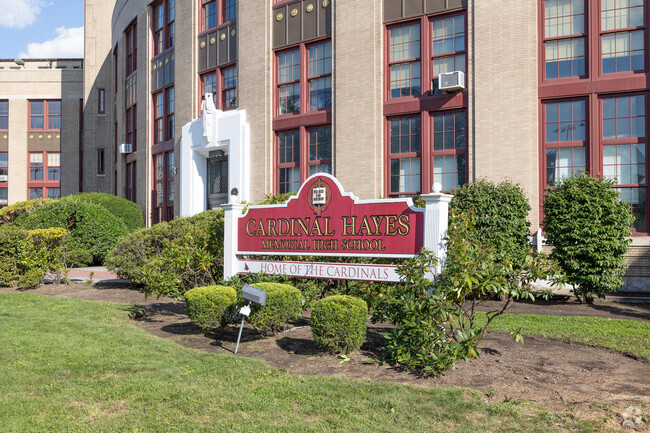 Cardinal Hayes High School in Concourse Village has a strong reputation in New York City.
