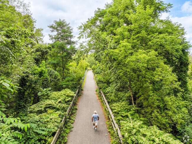 The Blackstone River Bikeway runs though South Quinsigamond Village.