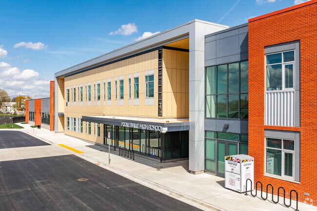 The renovated Poolesville High School is the number one high school in Maryland from Niche.com.