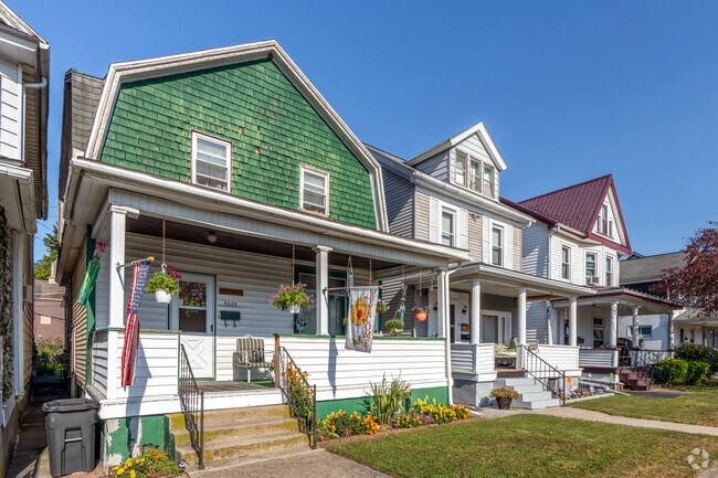 Most homes in central Altoona were built in the early 1900s when the rail industry was booming.