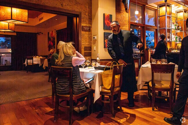 Cork Tree Restaurant near Palm Valley is a local favorite for an intimate dinner.