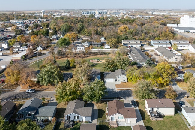 Pinewood Park is nestled in between the eclectic homes of Pinewood in West Fargo.