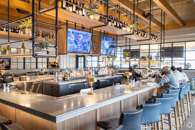 The Chophouse in Exton features a large dining area and inviting bar.