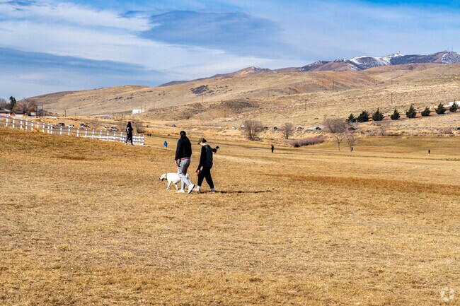 The dog park in West University is the largest off-leash zone in Reno.
