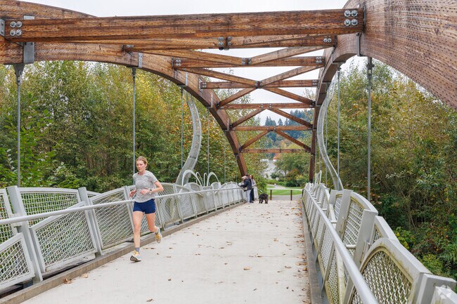Confluence Park has several running paths for locals to enjoy.
