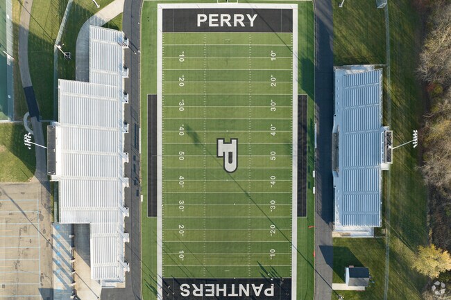 Enjoy the Perry Panthers football team in Richville.