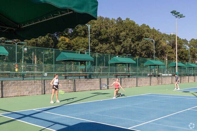 Travis residents can go the the Mobile County Tennis Club for practice and lessons.
