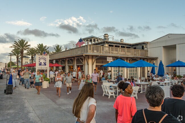 Bud and Alleys in Seaside offers an array of food options such as Wood Fire Pizza.