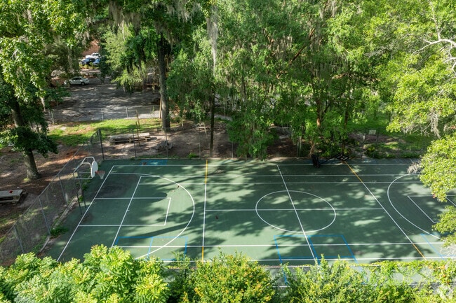 Students play basketball at Westwood Hills Christian School.