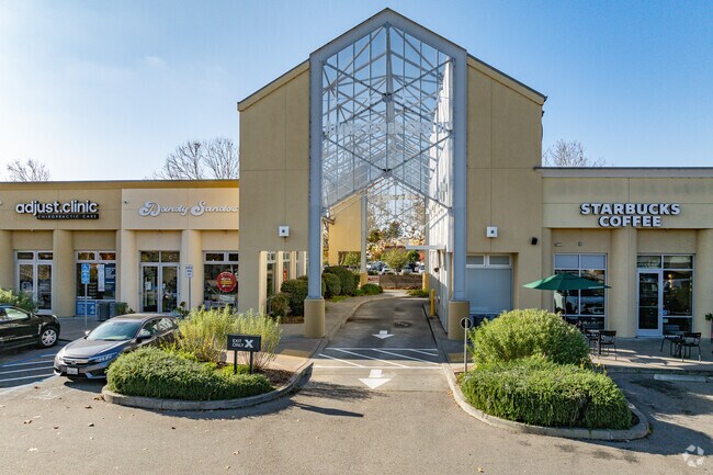 Dandy Sandos and Starbucks are a couple restaurant options in Waterfront along Lakeville Highway.