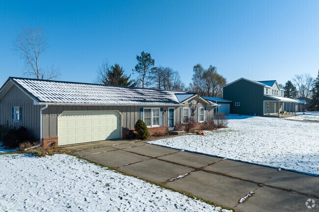 The south side of Fayette boasts newer construction, with modern styling.
