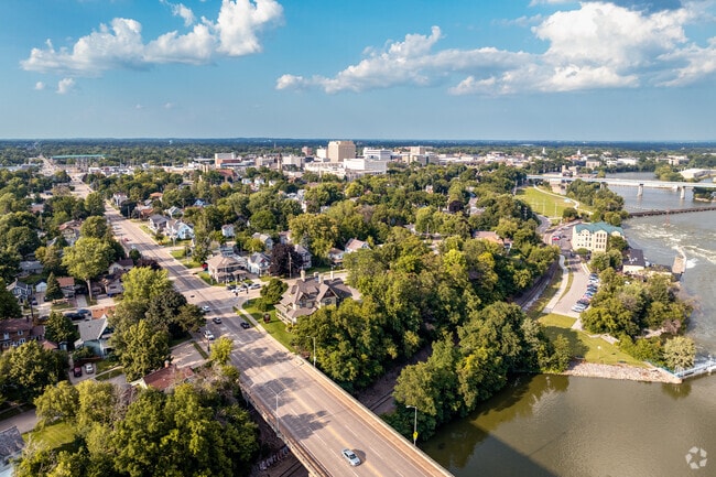 Old Third Ward is wedged in between Downtown Appleton and the Fox River.