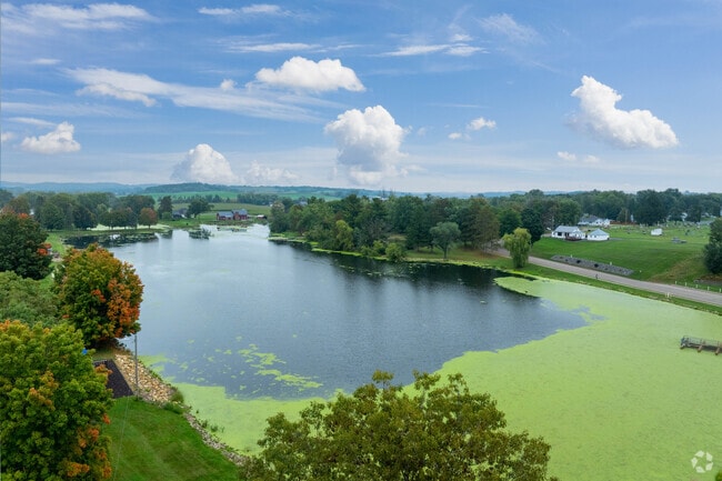 Mirror Lake provides a scenic spot for Mondovi recreation.