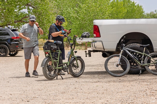 Biking and other outdoor activities are popular in the Alvarado Gardens neighborhood.