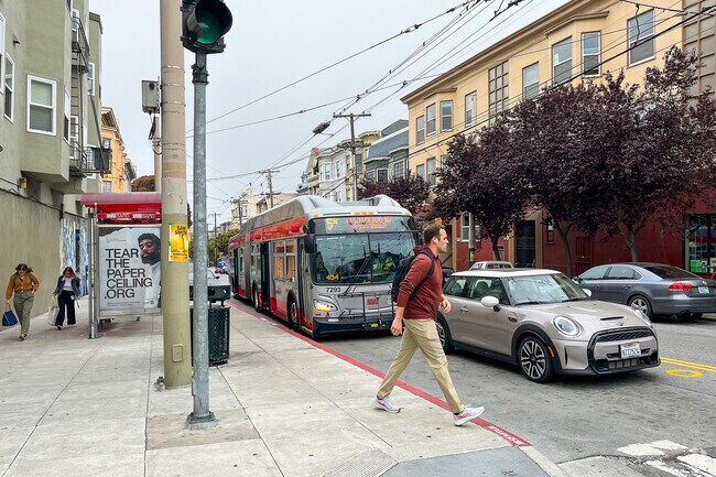North Park residents can mostly forego a personal car for daily use in favor of public transit.